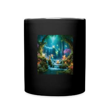 Märchen - Tasse einfarbig - Schwarz - Vorne