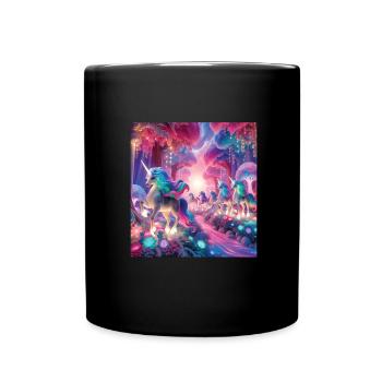 Märchen - Tasse einfarbig - Schwarz - Vorne