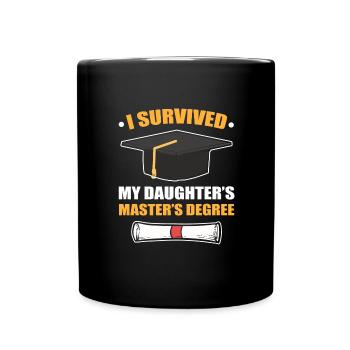 Cérémonie de remise des diplômes de maîtrise - Mug uni - noir - Devant