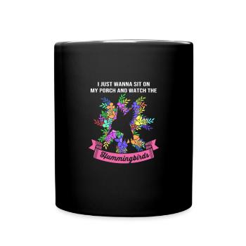 Colibri - Mug uni - noir - Devant