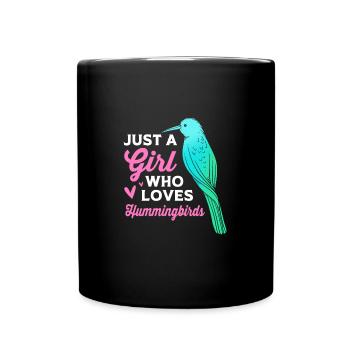 Colibri - Mug uni - noir - Devant