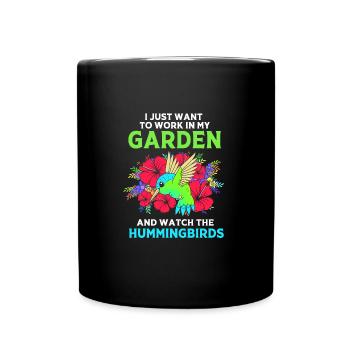 Colibri - Mug uni - noir - Devant