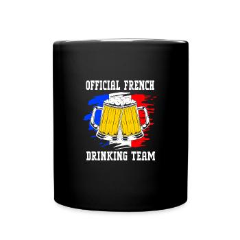 France - Mug uni - noir - Devant