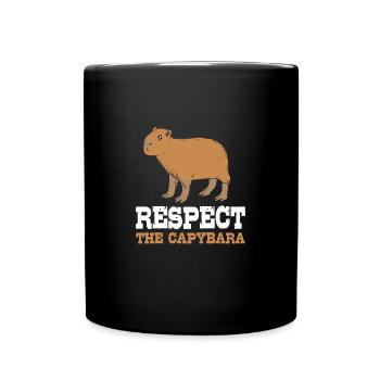 Capybara - Full Colour Mug - black - Front