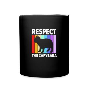 Capybara - Full Colour Mug - black - Front