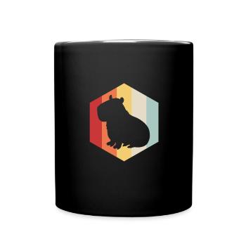 Capybara - Full Colour Mug - black - Front
