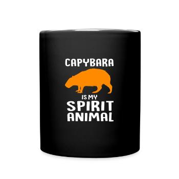 Capybara - Full Colour Mug - black - Front