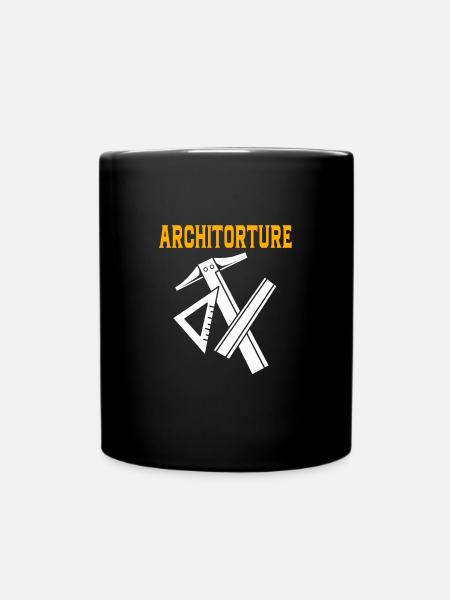architecture - Full Colour Mug - black