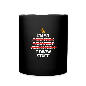 architect - Full Colour Mug - black - Front