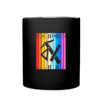architect - Full Colour Mug - black - Front