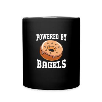 Bagel - Tasse einfarbig - Schwarz - Vorne