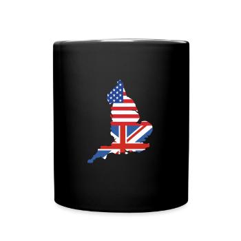 Angleterre Anglais - Mug uni - noir - Devant