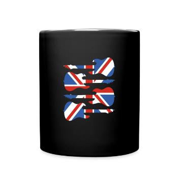 Angleterre - Mug uni - noir - Devant