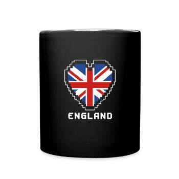 England - Full Colour Mug - black - Front