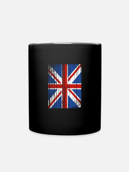 England Englisch - Tasse einfarbig - Schwarz