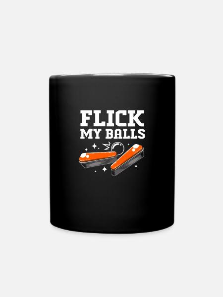 Flipper Pinball - Tasse einfarbig - Schwarz
