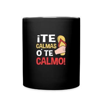 Latina Mutter - Tasse einfarbig - Schwarz - Vorne