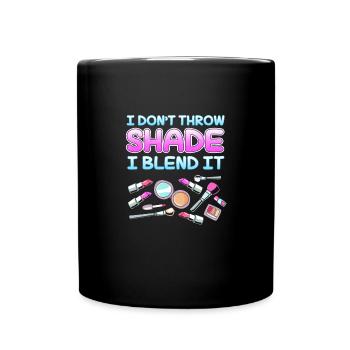 Beautician Make-up - Full Colour Mug - black - Front