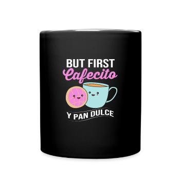 Latina Mutter - Tasse einfarbig - Schwarz - Vorne