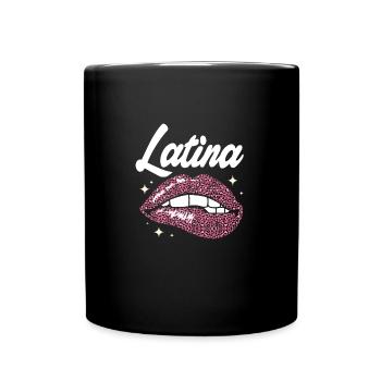 Maman latina - Mug uni - noir - Devant
