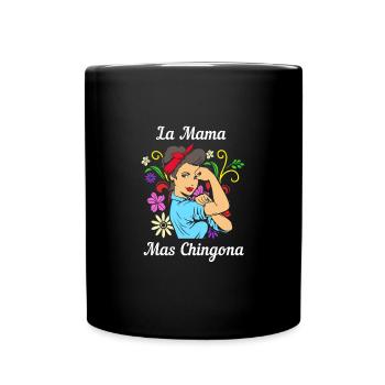 Maman latina - Mug uni - noir - Devant