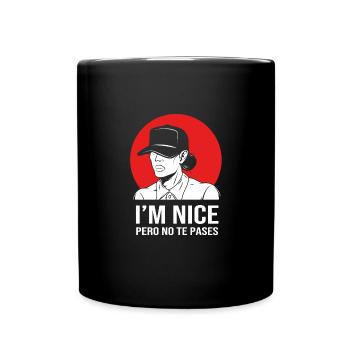 Latina Mutter Latino - Tasse einfarbig - Schwarz - Vorne
