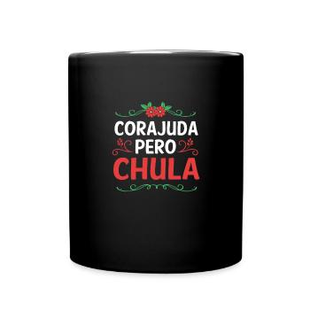 Latina Mutter Latino - Tasse einfarbig - Schwarz - Vorne