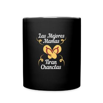 Latina Mutter - Tasse einfarbig - Schwarz - Vorne