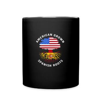 Spanien - Tasse einfarbig - Schwarz - Vorne