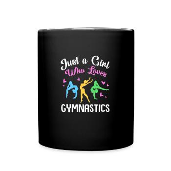 Leichtathletik - Tasse einfarbig - Schwarz - Vorne