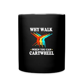 Gymnasts Athletics Gymnastics - Full Colour Mug - black - Front