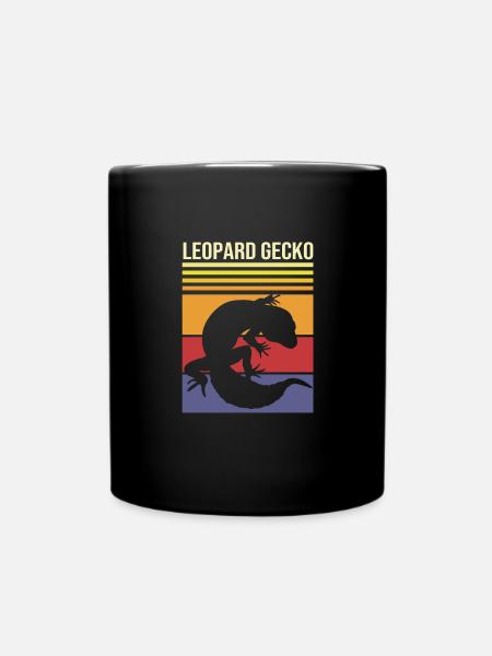 Leopard Gecko - Full Colour Mug - black