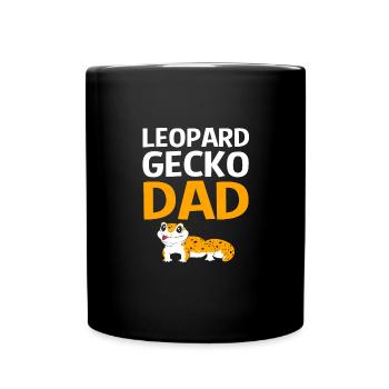 Leopard Gecko - Tasse einfarbig - Schwarz - Vorne