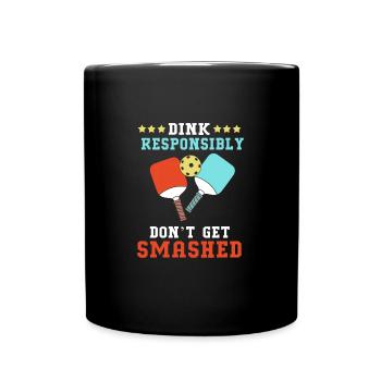 Pickleball - Full Colour Mug - black - Front