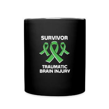 Schädel Hirn Trauma - Tasse einfarbig - Schwarz - Vorne
