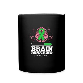 Traumatic brain injury - Full Colour Mug - black - Front