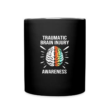 Schädel Hirn Trauma - Tasse einfarbig - Schwarz - Vorne