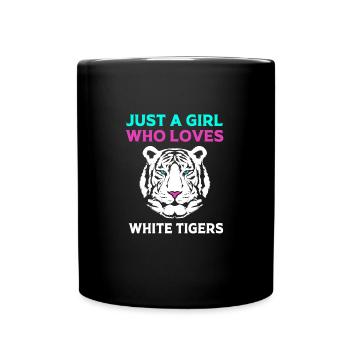 White Tiger - Full Colour Mug - black - Front