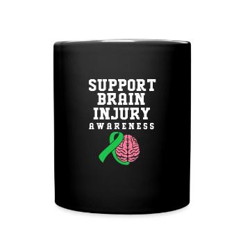 Schädel Hirn Trauma - Tasse einfarbig - Schwarz - Vorne