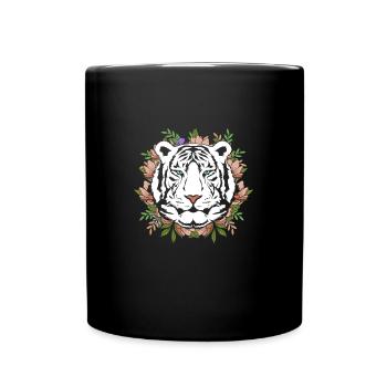 White Tiger - Full Colour Mug - black - Front