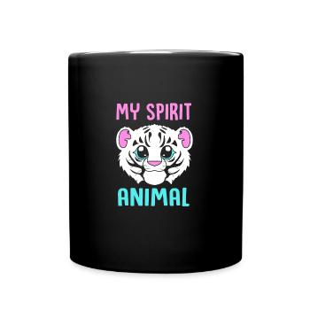 White Tiger - Full Colour Mug - black - Front