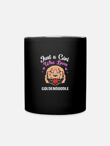 Goldendoodle - Tasse einfarbig - Schwarz