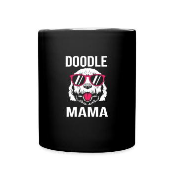 Goldendoodle - Full Colour Mug - black - Front