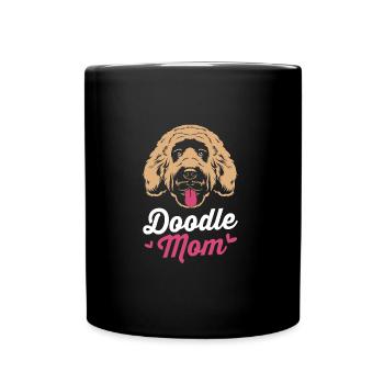 Goldendoodle - Full Colour Mug - black - Front
