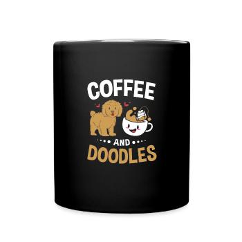 Goldendoodle - Full Colour Mug - black - Front