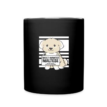 Maltese - Full Colour Mug - black - Front