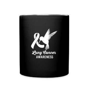 cancer du poumon - Mug uni - noir - Devant