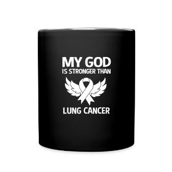 Cancer du poumon - Mug uni - noir - Devant