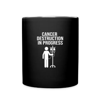 Poumon survivant du cancer du poumon - Mug uni - noir - Devant