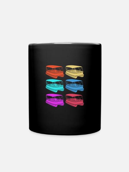 Bateau ponton Bateau Bateaux - Mug uni - noir